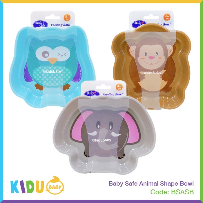 Baby Safe Animal Shape Bowl Perlengkapan Makan Bayi dan Anak Kidu Baby