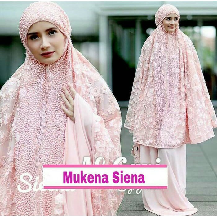 Diskon !!! Azurra Shop Mukena Mewah Siera By Al Gani, Ori Mekena Dewasa Fashion Muslim Murah