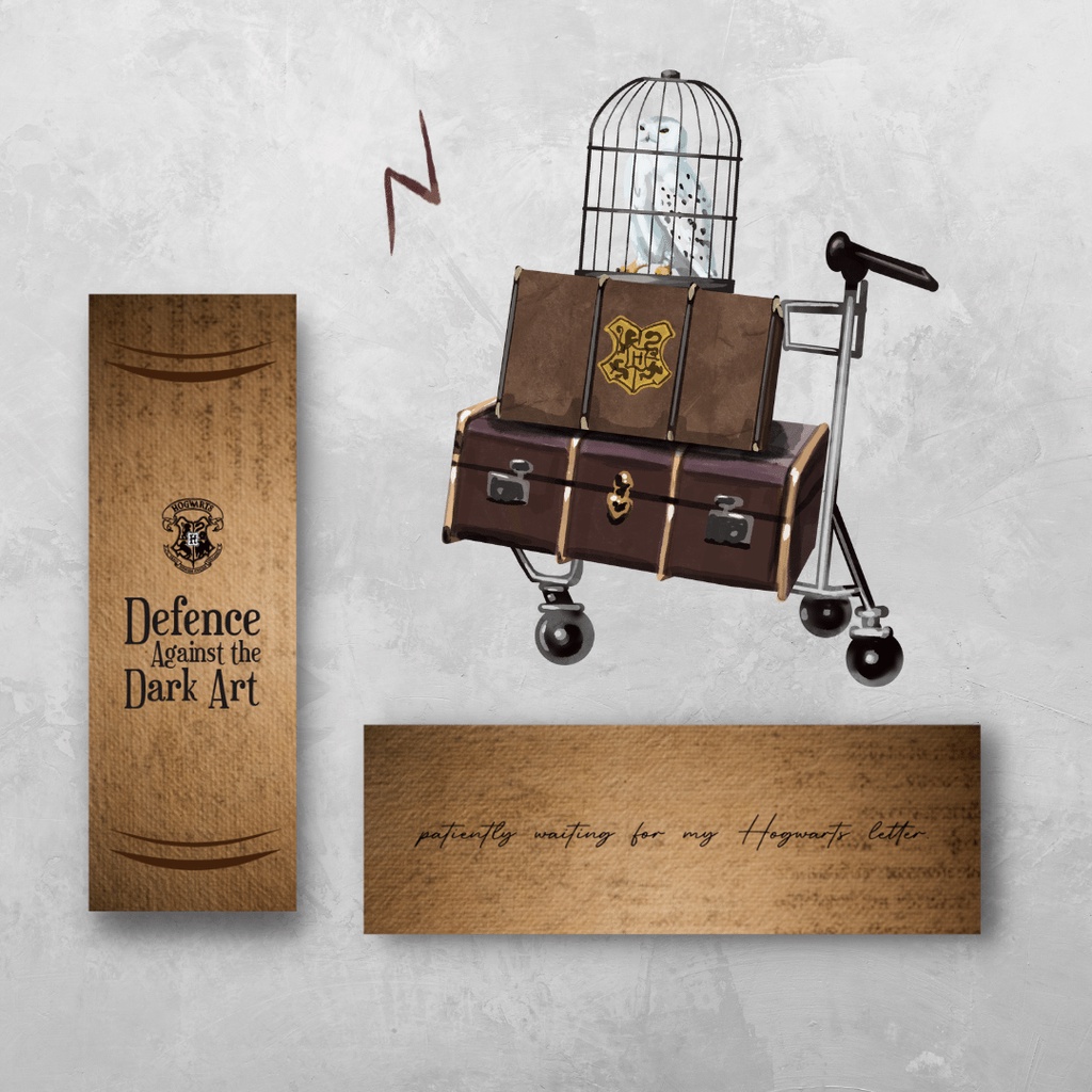 

Bundle 2 Bookmark - HP - Acceptance Letter Hogwarts