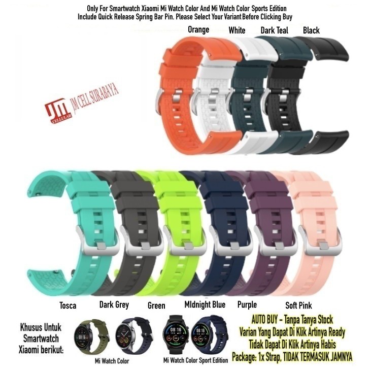 XLF Tali Watch Strap Xiaomi Mi Watch Color / Sports Edition - Rubber