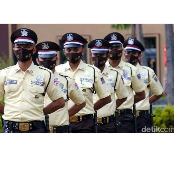 (MURAH) SERAGAM SATPAM SECURITY BARU TERBARU PDH PDL WARNA COKLAT BAJU SERAGAM SETELAN STELAN SCURIT