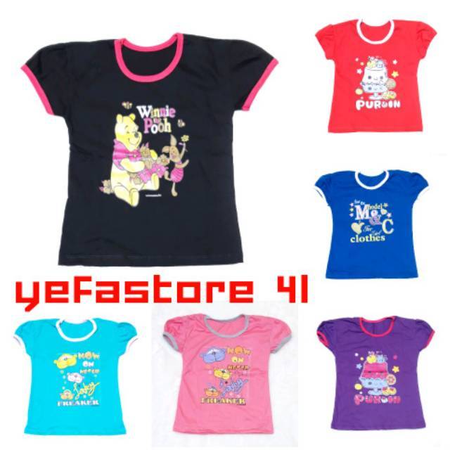 KAOS ANAK PEREMPUAN 4 5 TAHUN Baju Anak Perempuan KAOS ANAK PEREMPUAN 4 5 TAHUN Baju Anak Perempuan