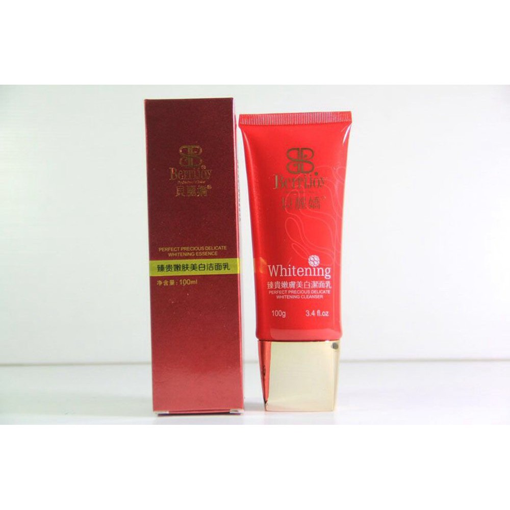 Berrijoy Whitening Cleanser 100 ml Facial Cleanser Perfect Precious Delicate Whitening Essence