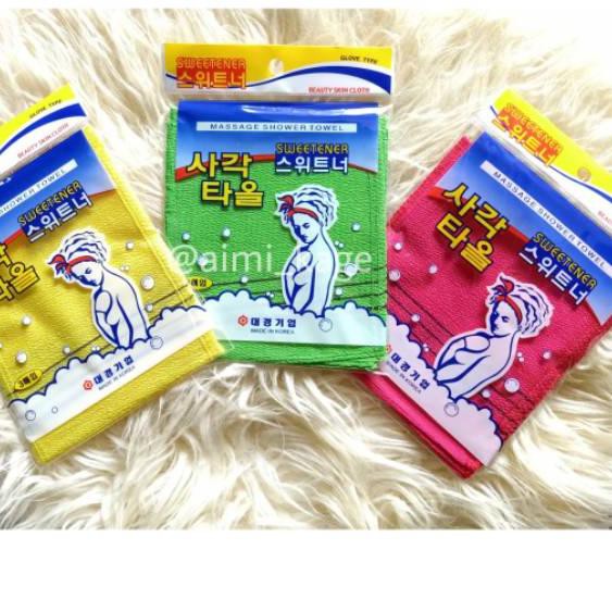 [Murah] [TERLARIS] Italy Towel/Korean Bath Scrub mitt/Waslap Korea ❊❊