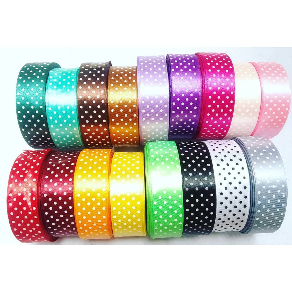 

pita satin polcadot 2,5 cm