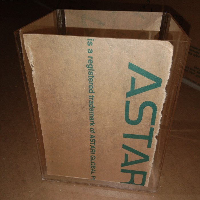 aquarium soliter cupang akrilik 1 kamar P14xL12xT18