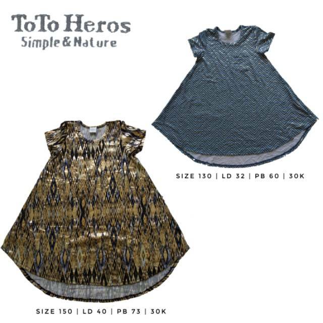 Dress Anak Perempuan Branded Toto Heros / Grosir Baju Anak