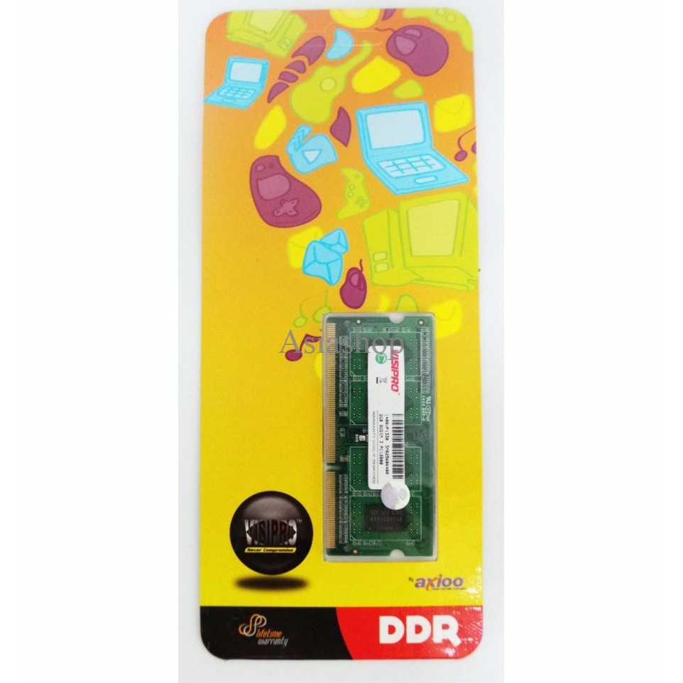 Memory RAM Laptop Notebook DDR3 2GB VISIPRO