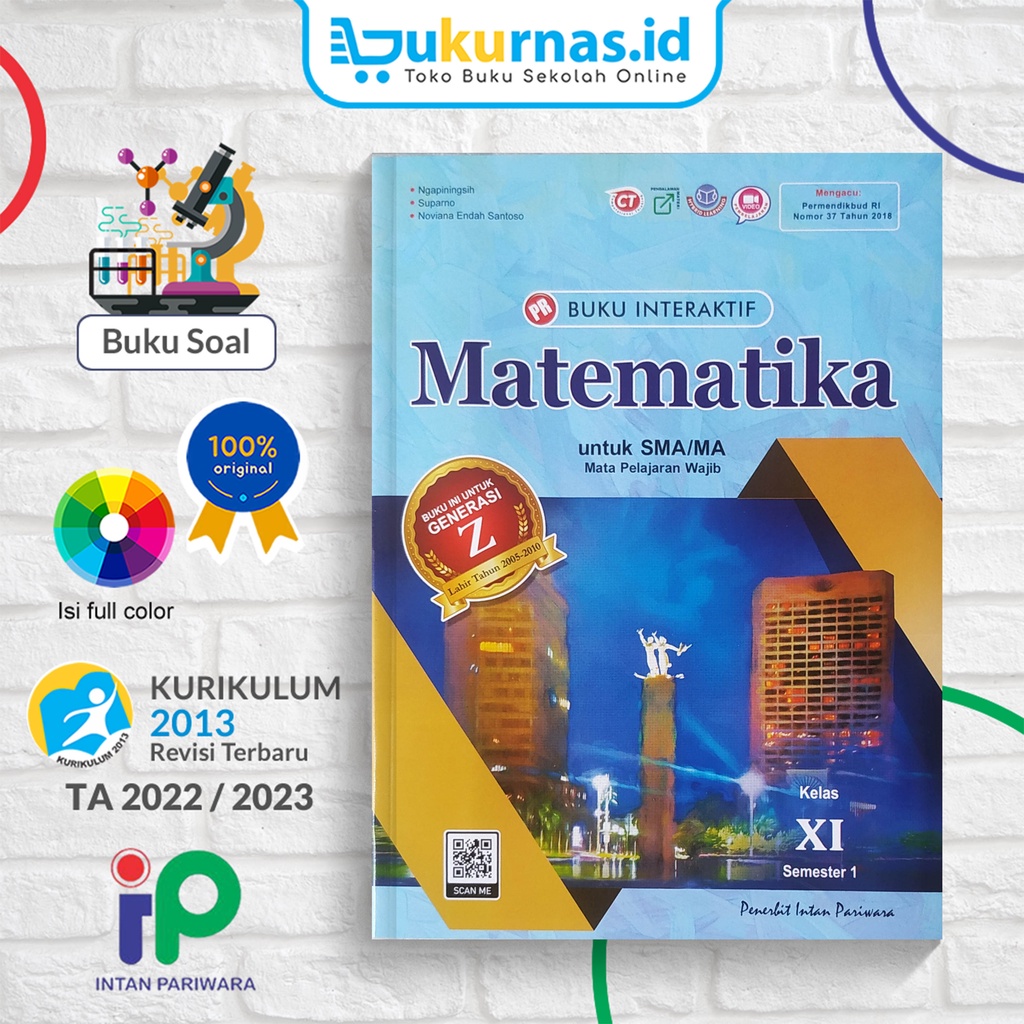 Jual Buku PR Interaktif Matematika Wajib SMA/MA Kelas 11 Semester 1 ...