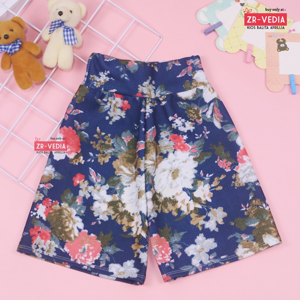 Kulot Motif Uk. 5-6 Tahun / Celana 3per4 Anak Perempuan Skirt Murah Celana Pendek Pants Adem Kulot