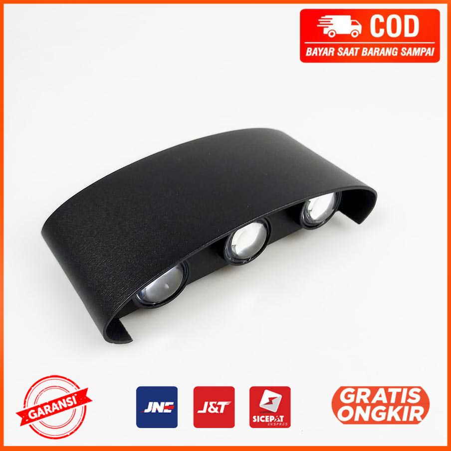 Lampu Hias Dinding LED Aluminium 6W 6 LED Warm White - D336-3