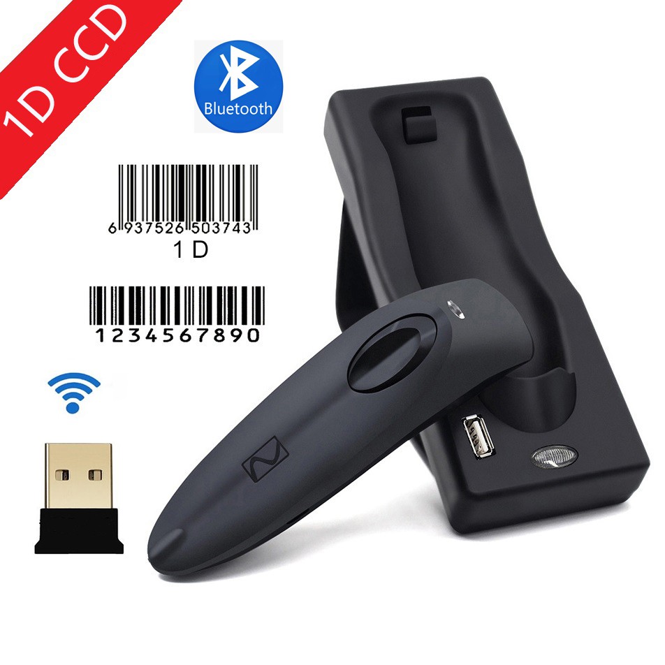Mesin Scanner Barcode Bluetooth Wireless 1D 2 4GHz Mesin Scanner Barcode Bluetooth Wireless 1D 2 4GHz