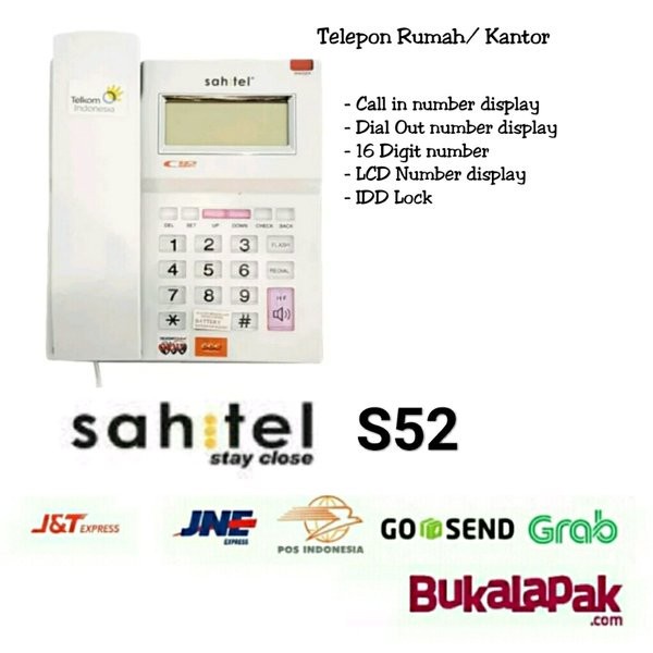 Telepon Sahitel S52 Pesawat Telepon Rumah Kantor Sahitel Pesawat