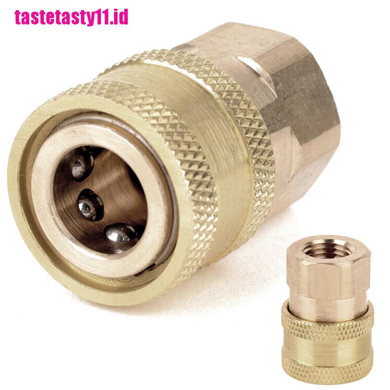 1 Pc 1 / 4 &quot;Female NPT Female Bahan Kuningan Untuk Tekanan