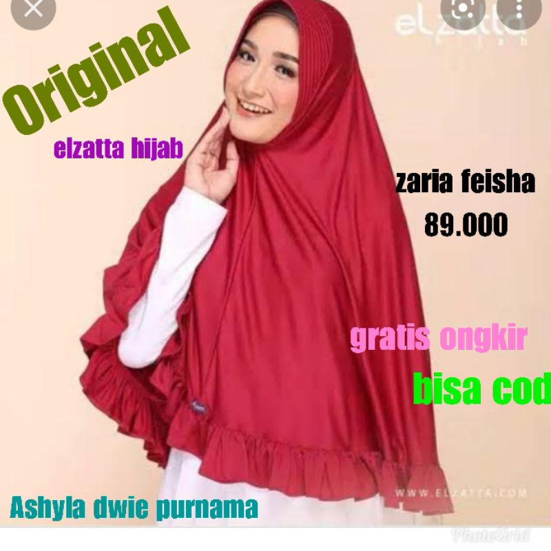elzatta bergo Zaria feisha elzatta murah original