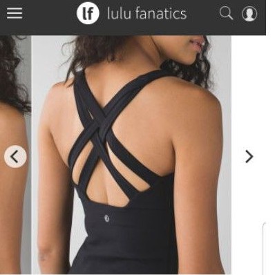 tank bra lululemon lulem lule lulem lumon original preloved second