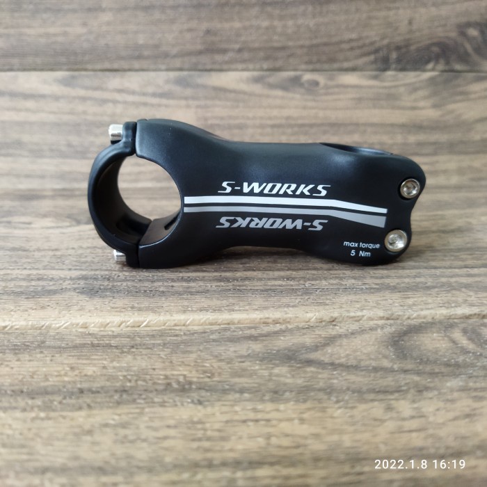 Stem S-Works Specialized Carbon 80 mm 6 Derajat - RB MTB Sworks Putih