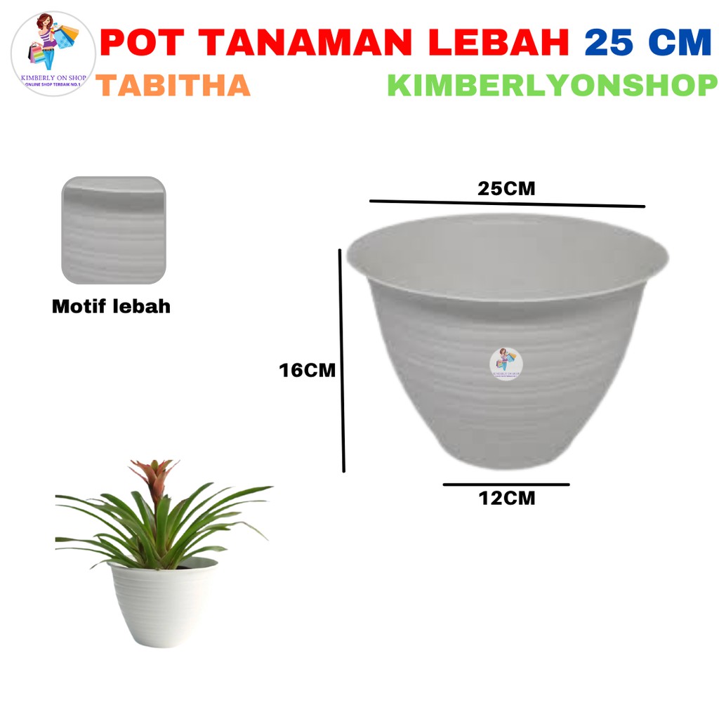 pot bunga lebah 25