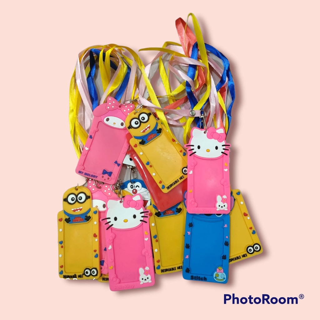 

kalung tempat id card karakter