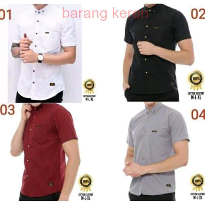 KEMEJA PRIA LENGAN PENDEK BAJU PRIA MUSLIM ORIGINAL KASUAL MURAH