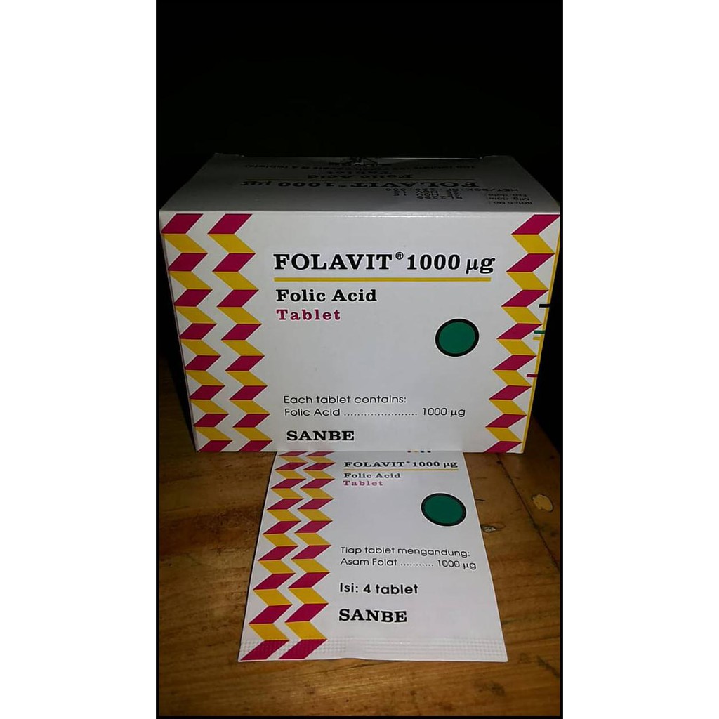 FOLAVIT 1 MG FOLAVIT 1000 MCG ASAM FOLAT 1000 MCG SUPER AMPUH