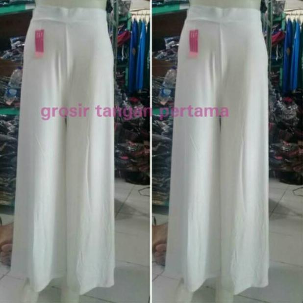 Celana Kulot Putih Jumbo Kulot Jumbo Bawahan Wanita