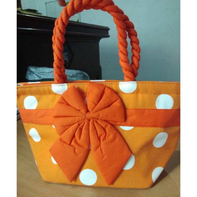 Tas Naraya Asli Bangkok Orange Pita Bola