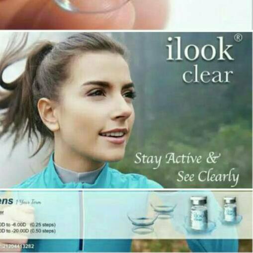 ☑ softlens bening minus tinggi softlens untuk olahraga lamar kerja main futsal basket Ilook clear ➤