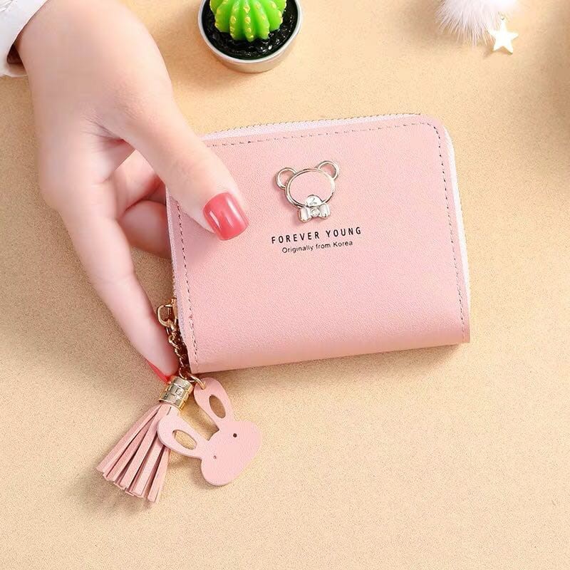 ♥TMALL88♥ Dompet Lipat Pendek 6021 / A40  Warna Warni Forever Young / Wallet Cewek C9-5