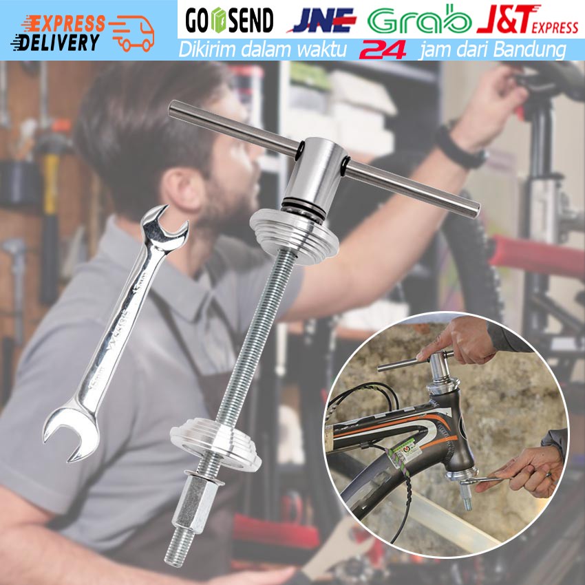 Alat Press Cup Headset dan Bottom Bracket BB Tool untuk Sepeda Alat Pasang Headset Sepeda