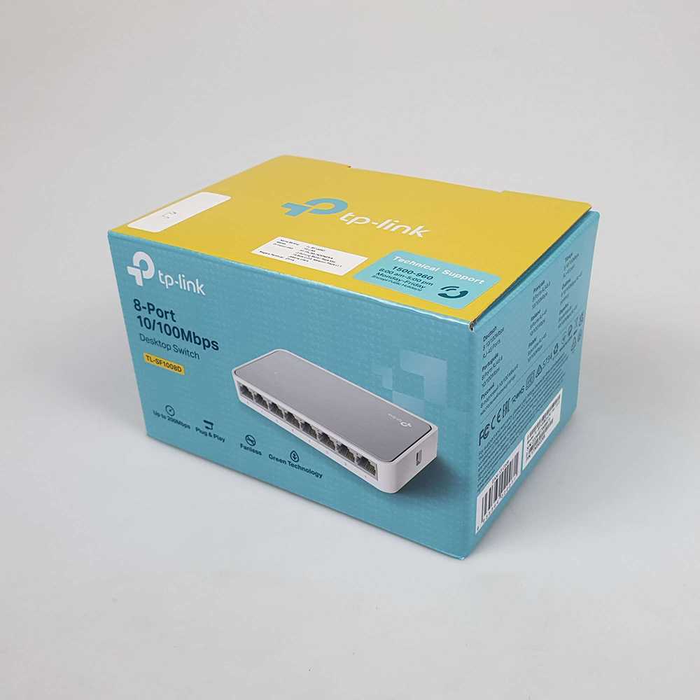 TP-LINK Desktop Switch 8-Port 10/100Mbps TL-SF1008D Ver.15.0 8PORT