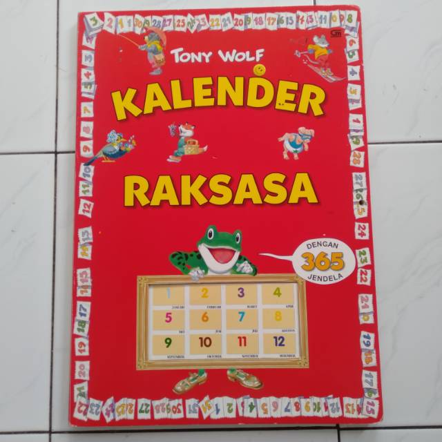 Kalender Raksasa Tony Wolf