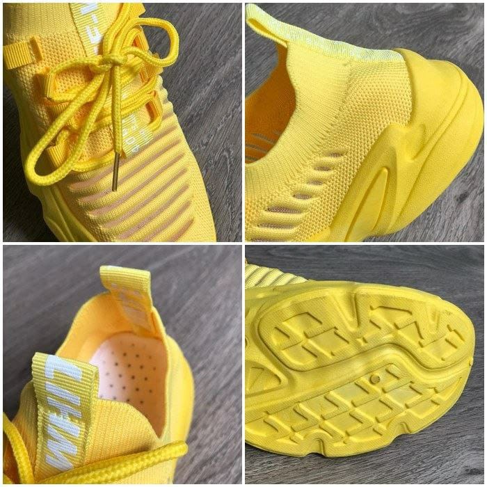 JSSB 100 (SIZE 35-40) RISCE SEPATU SNEAKER YELLOW IMPORT WANITA CEWEK PEREMPUAN JAKARTA BATAM