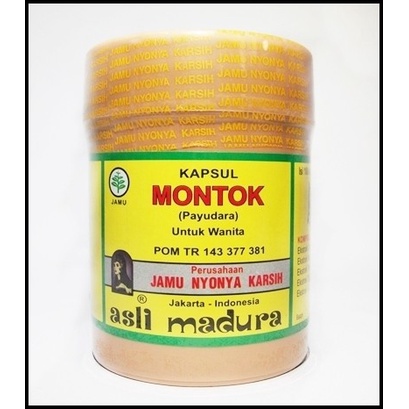 TERLARIS Jamu Montok Payudara Ny. Karsih (100 Kapsul)