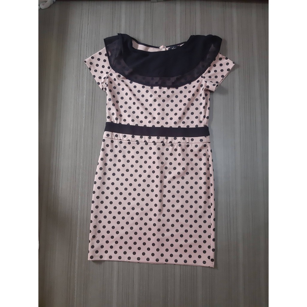 Dress Pink Polkadot