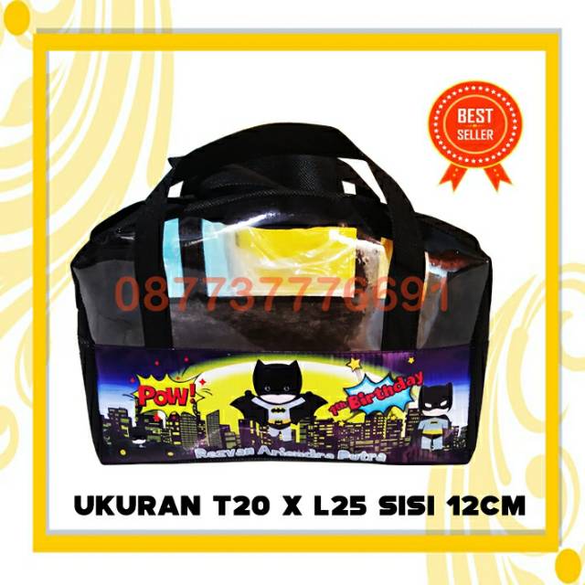 SOUVENIR TAS ULTAH MIKA BTS/GOODIE BAG MIKA BUSUR BTS-2