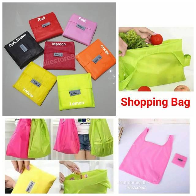 Bagcu Bag Tas Belanja Lipat Shopping Bag