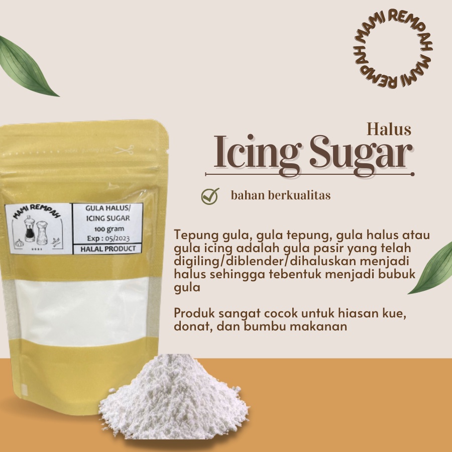 

Icing Sugar / Gula Halus 200 gram