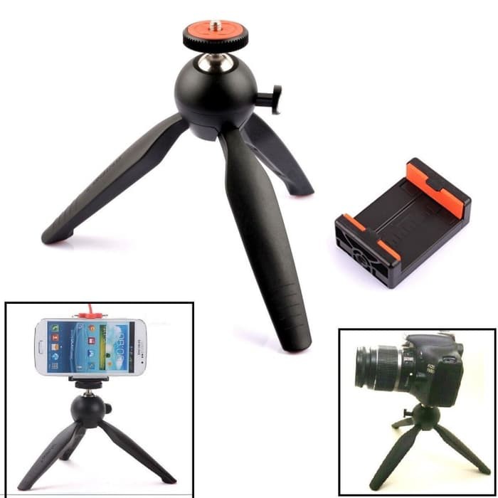 BARU  Original Mini Tripod Yun teng YT-228 YT228 Free Holder U for Phone