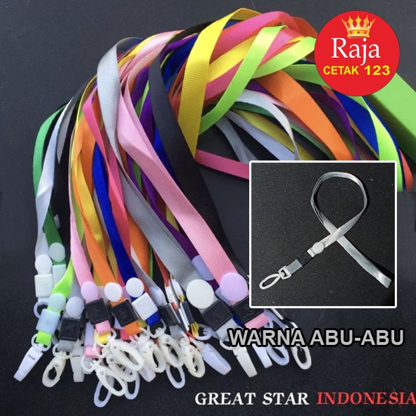

Tali ID Card/Gantungan ID Card(abu-abu)
