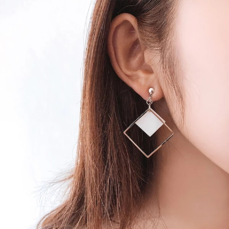 Shell Geometric Earrings Simple Fashion Ear Jewelry