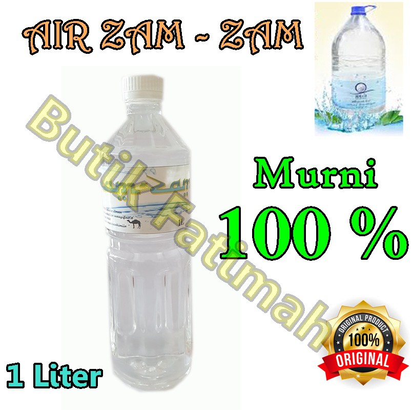 

Air Zam Zam Murni Asli Kemasan 1 Liter 1000 ml