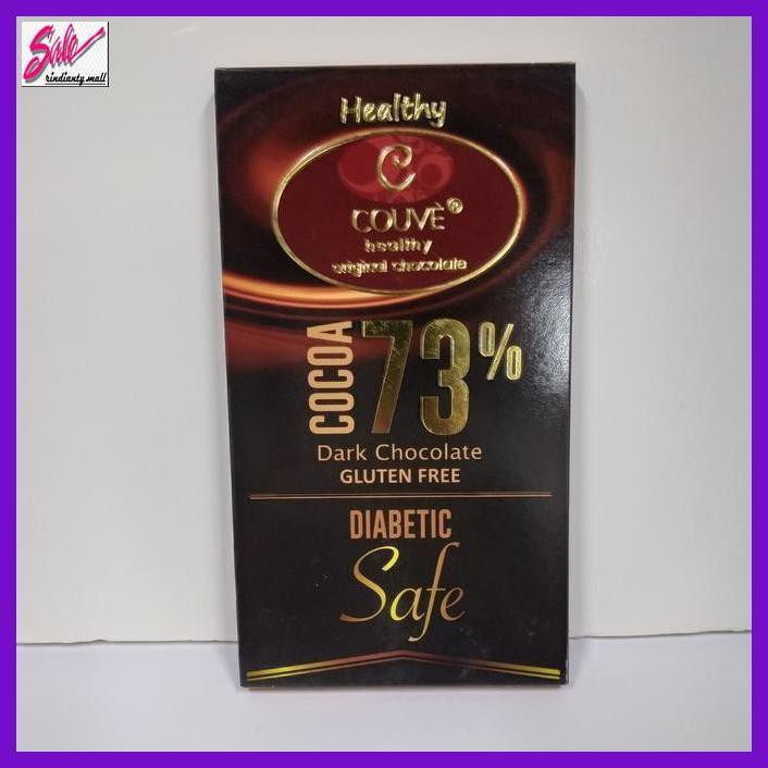 

RETLEMCOKLAT- HEALTHY COCOA 73% DARK CHOCOLATE GLUTEN FREE DIABETIC SAFE -ASLII.