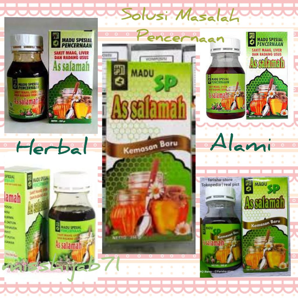 

Madu As Salamah Pencernaan Maag, Liver, Radang Usus 350gr
