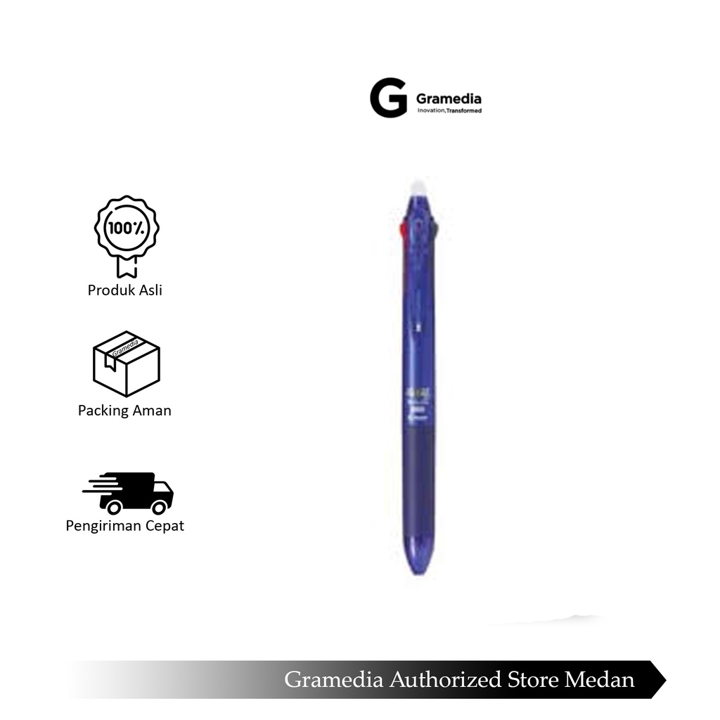 

Gramedia Medan - PILOT BALLPEN FRIXION 3 COLORS LKFB-60EF-BLUE