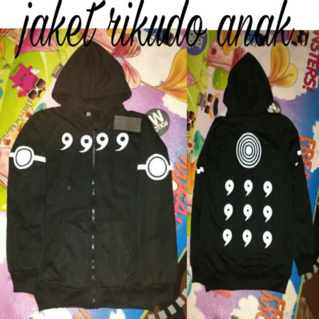 jaket anak rikudo black