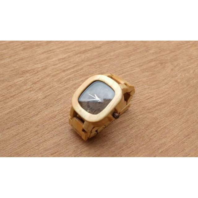 Jam handmade Plus box new style/ jam tangan ukiran kayu/kado ulang