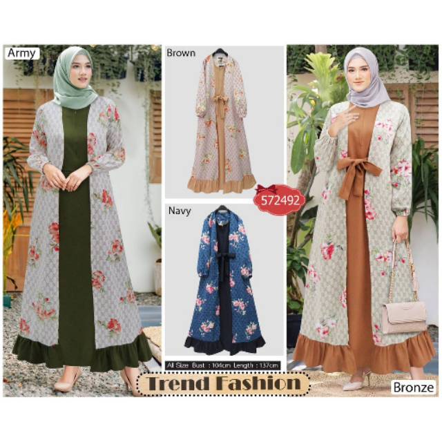 Gamis Cardi Bunga By Extu