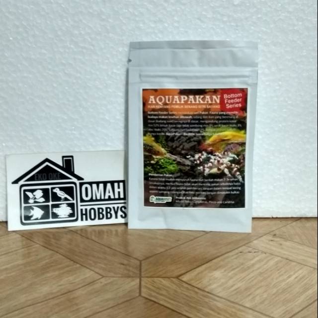 Aqua Pakan Udang Hias dan Ikan Hias Bottom Feeder Pakan Tenggelam Makanan Ikan Udang Hias