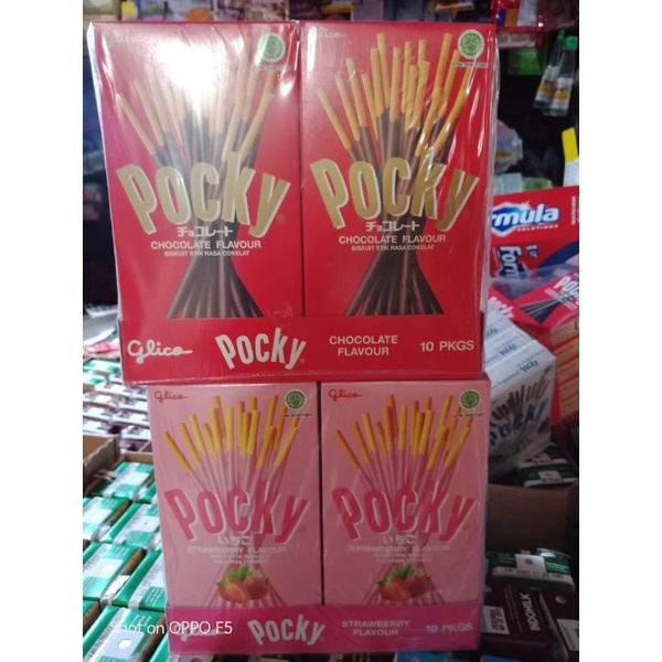 

Gliko Pocky Biskuit Stik Chocolate/Strawbery 47gr